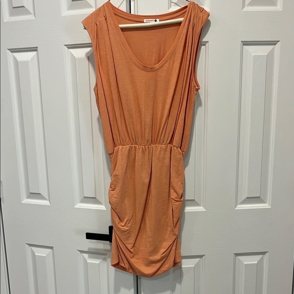 Orange Sleeveless Dress